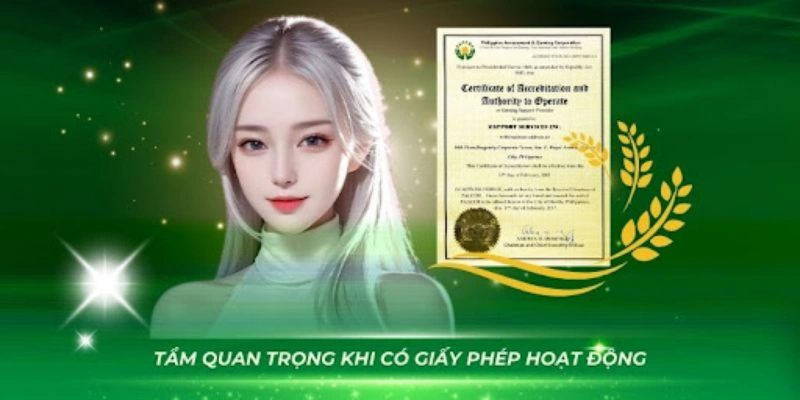 Giấy chứng nhận Cwin là văn kiện quan trọng phát triển nhà cái